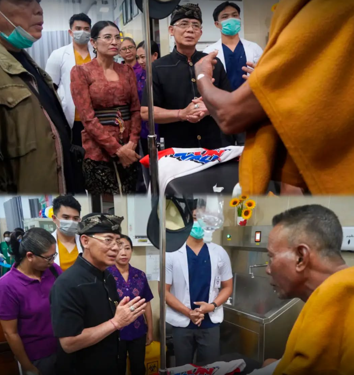 Bupati Klungkung, I Made Satria, bersama Wakil Bupati Tjokorda Gde Surya Putra, bergerak cepat meninjau langsung para korban di RSUD Klungkung untuk memastikan penanganan medis berjalan maksimal Screenshot_2026-07-20_142224.png