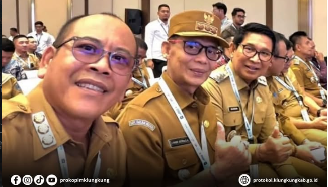Bupati Klungkung, I Made Satria, menghadiri Rapat Koordinasi Nasional (Rakornas) Tim Percepatan Akses Keuangan Daerah (TPAKD) Tahun 2026 di Grand Ballroom Convention, JIEXPO Kemayoran, Jakarta, Kamis (22/10). Screenshot_2026-10-25_111755.png