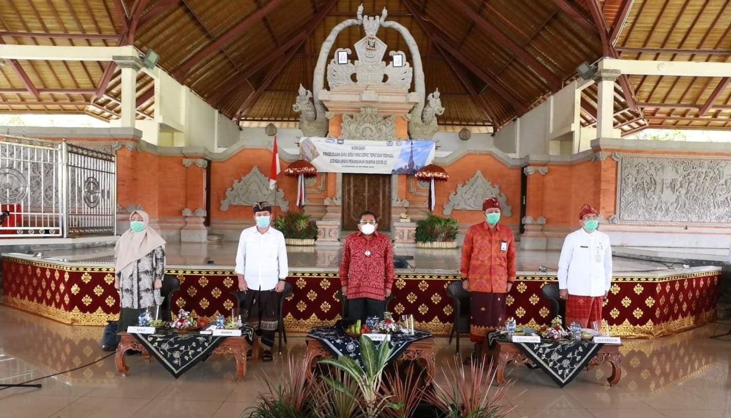 Penyaluran Dana Desa Tepat Sasaran, Klungkung Gelar Workshop APBDesa Dalam Masa Pandemi Covid-19