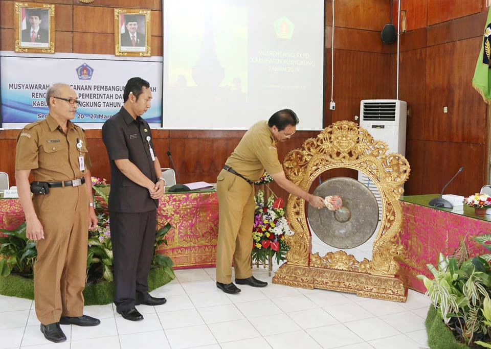 MUSRENBANG RKPD Tahun 2019 Bahas Lima Prioritas Utama untuk Memajukan Klungkung
