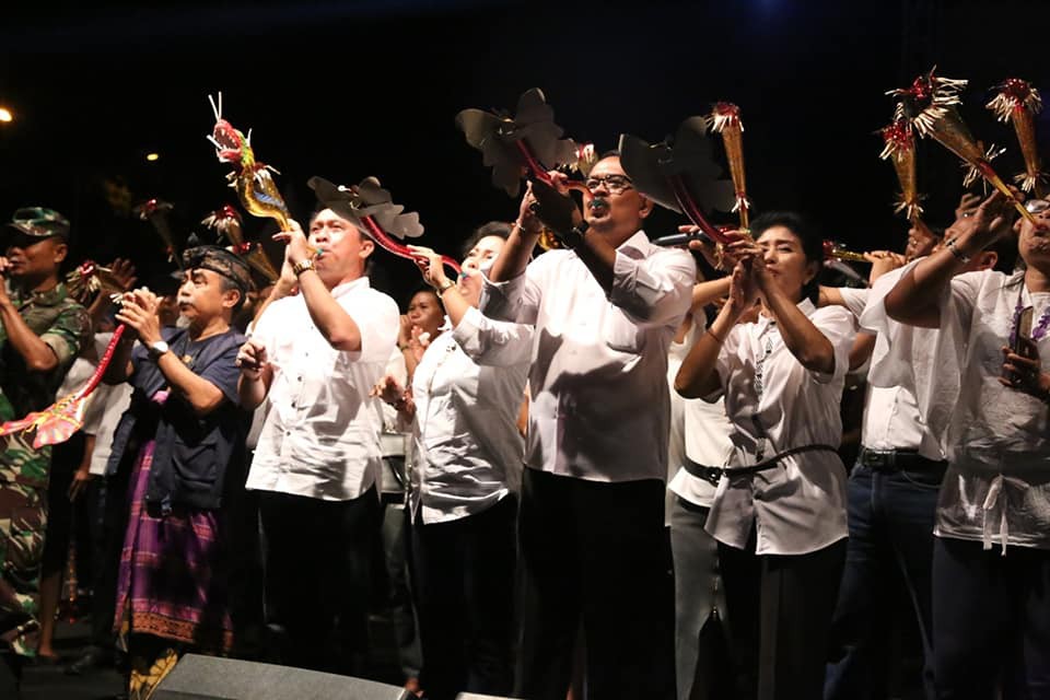 Semarak Pergantian Tahun di Klungkung