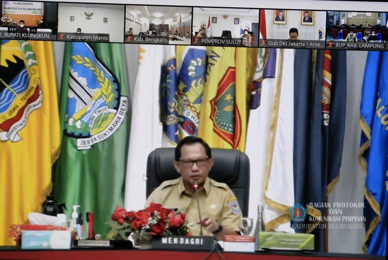 Bupati Klungkung mengikuti Rapat Kerja (Raker) Mendagri bersama kepala daerah seluruh Indonesia