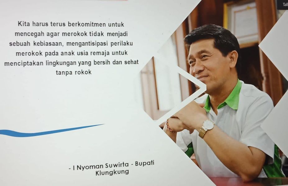 Bupati Suwirta Jadi Narasumber Capacity Building untuk Pengendalian Tembakau di Tingkat Daerah