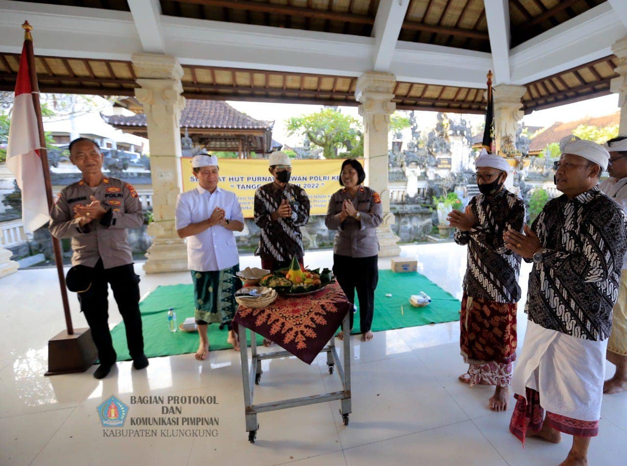 Bupati Suwirta Hadiri Syukuran HUT PP Polri Ke XXIII Tahun 2022