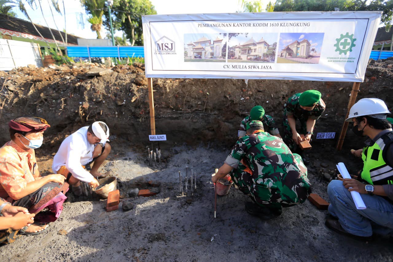 Kodim 1610 Klungkung Segera Miliki Kantor Baru
