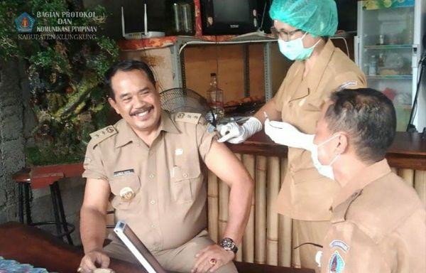 Wabup Kasta Ikuti Vaksinasi Covid-19 Dosis Booster Kedua
