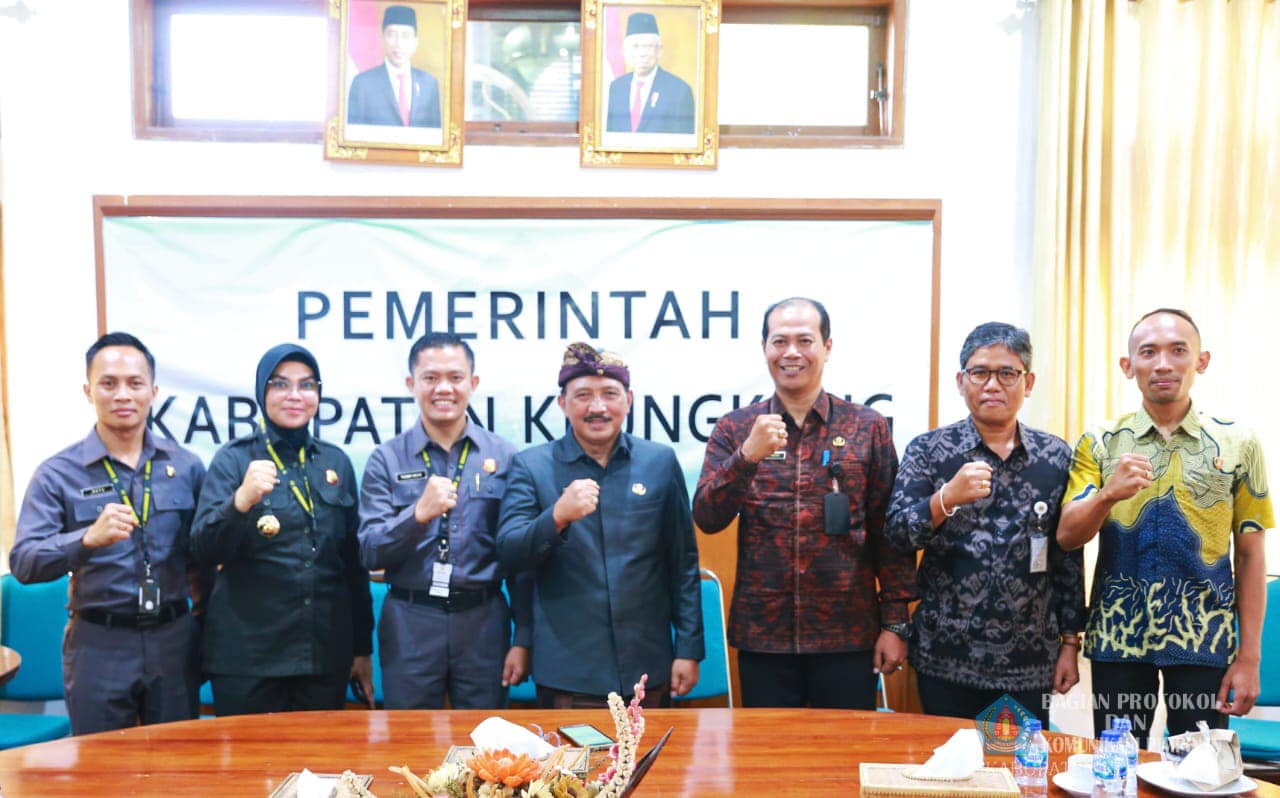 Pj. Bupati I Nyoman Jendrika Menerima Audiensi Serdik Sespimmen Dikreg ke-64 Tahun 2024.