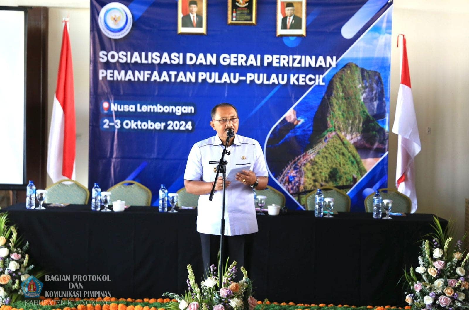 Pj Bupati Jendrika Buka Sosialisasi dan Gerai Perizinan Pemanfaatan Pulau-Pulau Kecil