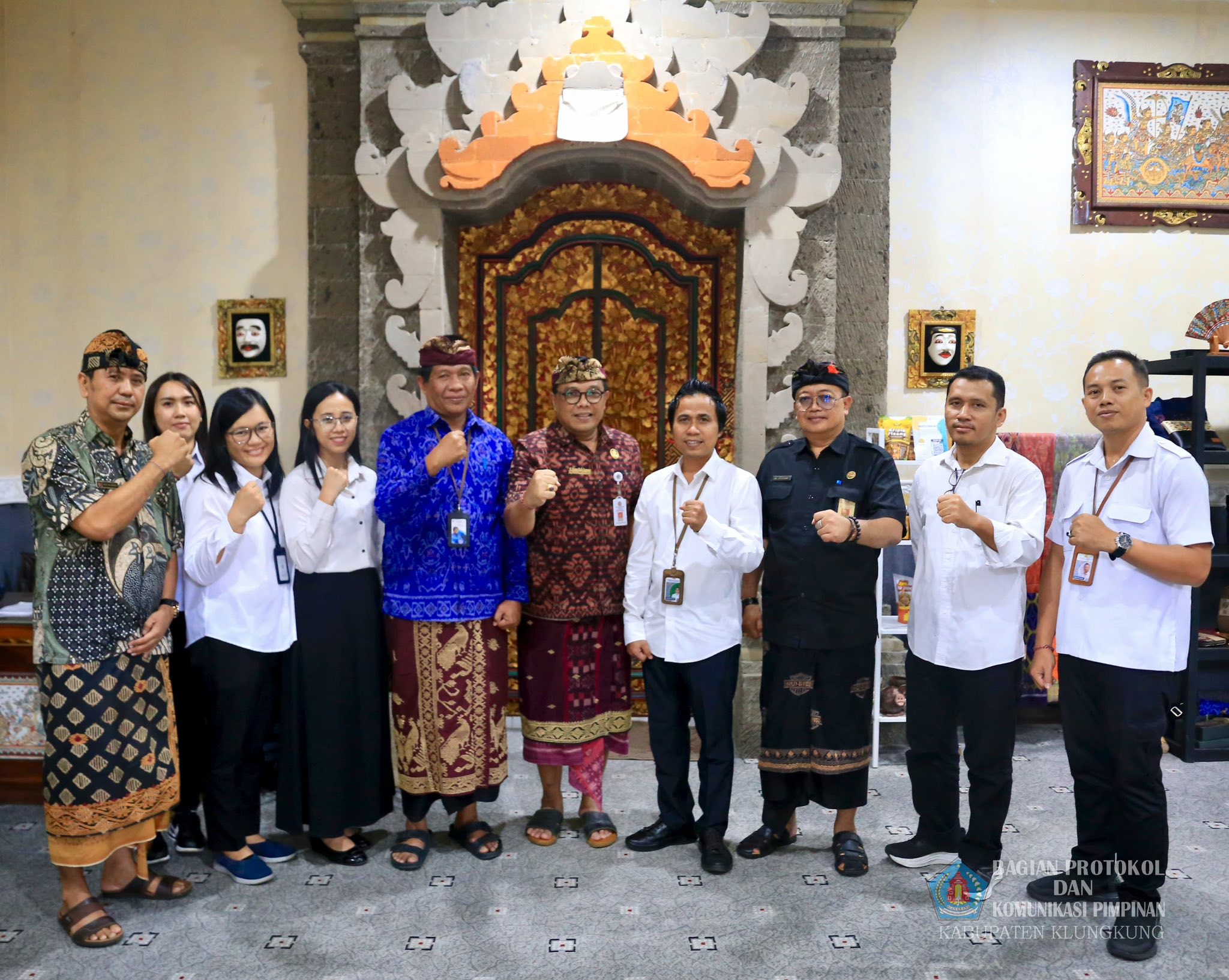 Sekda Klungkung Menerima Kunjungan Kepala Balai Prasarana Permukiman Wilayah (BPPW) Bali
