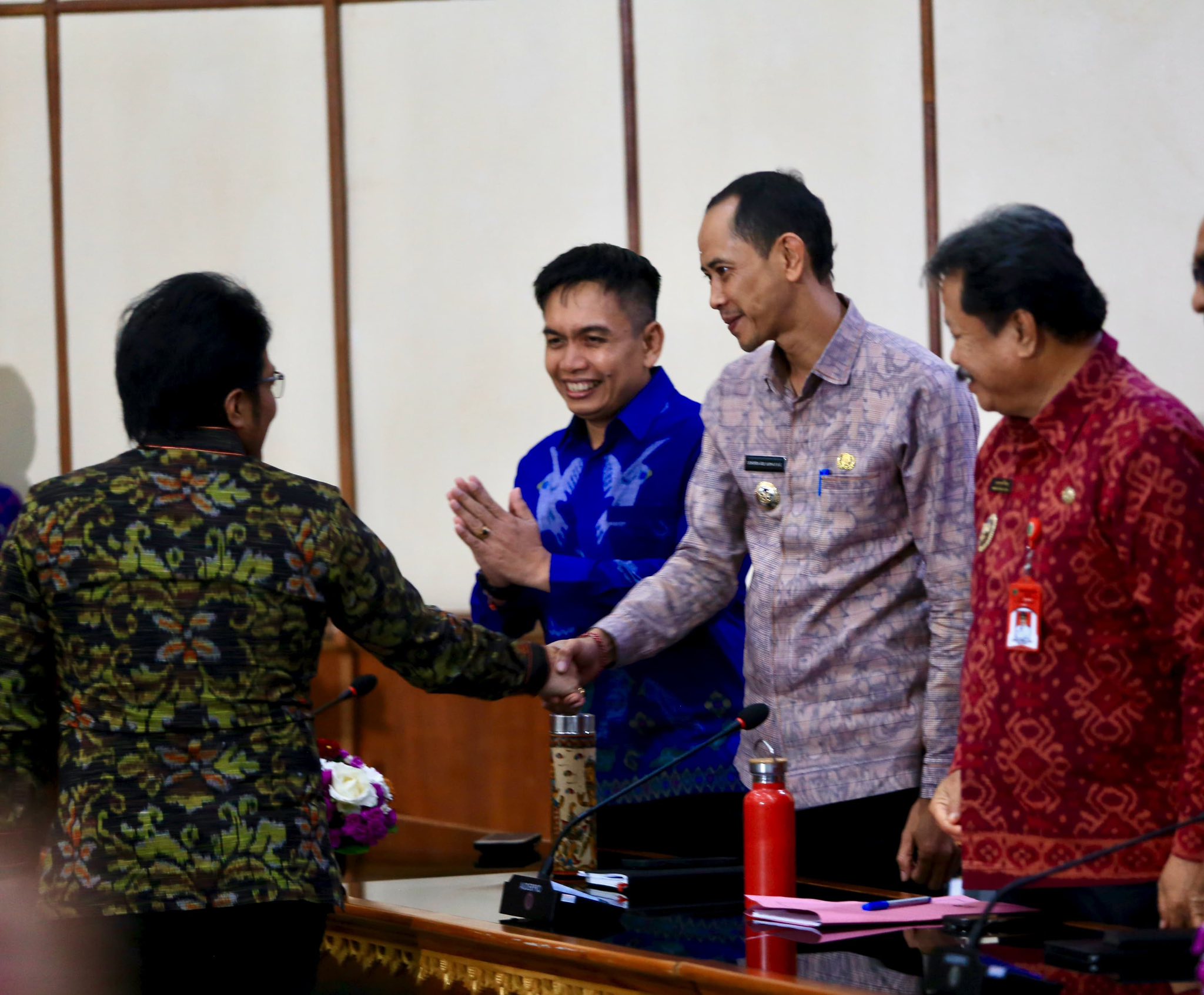 Wabup Tjok Surya Hadiri Rapat Koordinasi TKPK Provinsi Bali Tahun 2025
