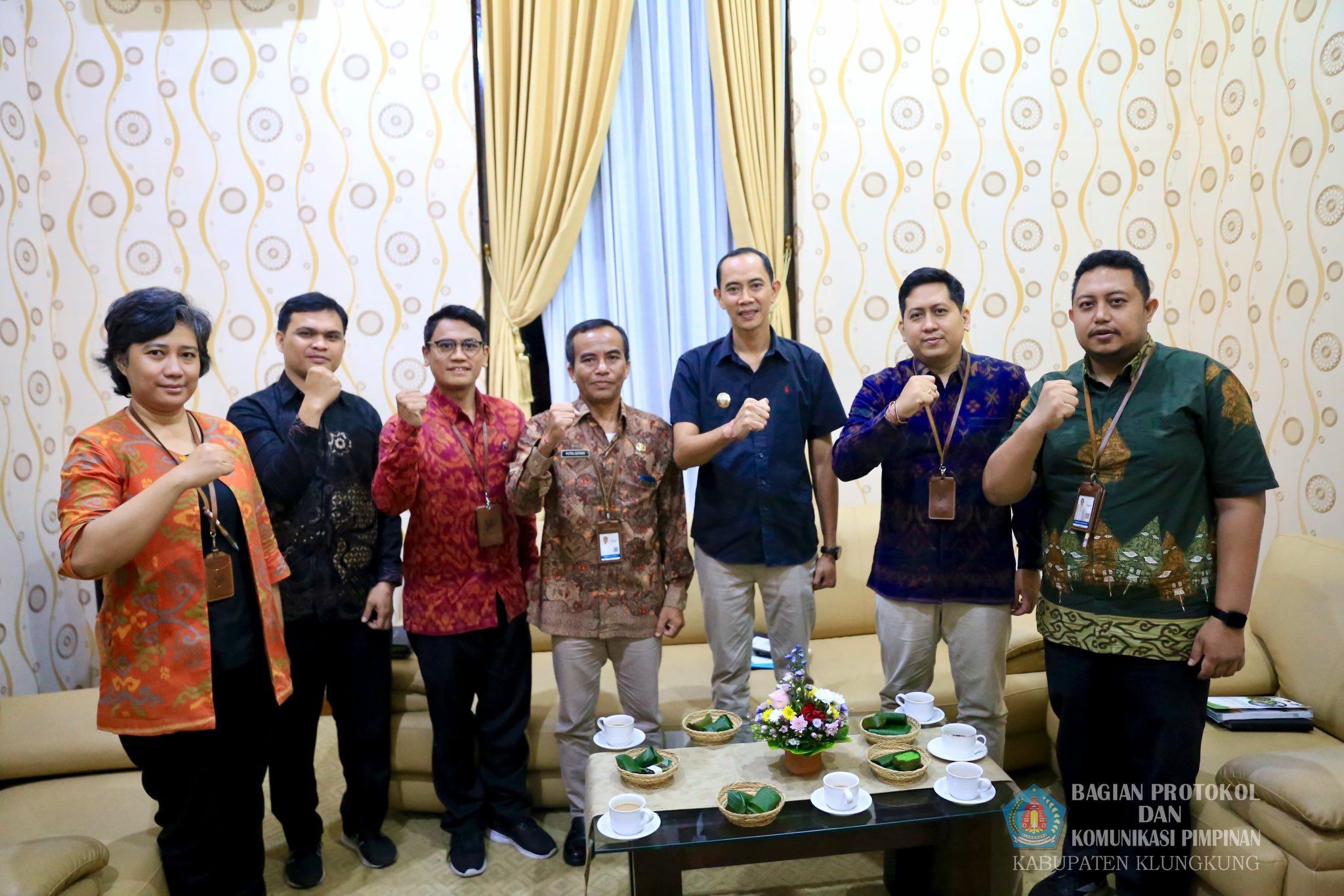 Wabup Tjok Surya Terima Audiensi BPS Kabupaten Klungkung