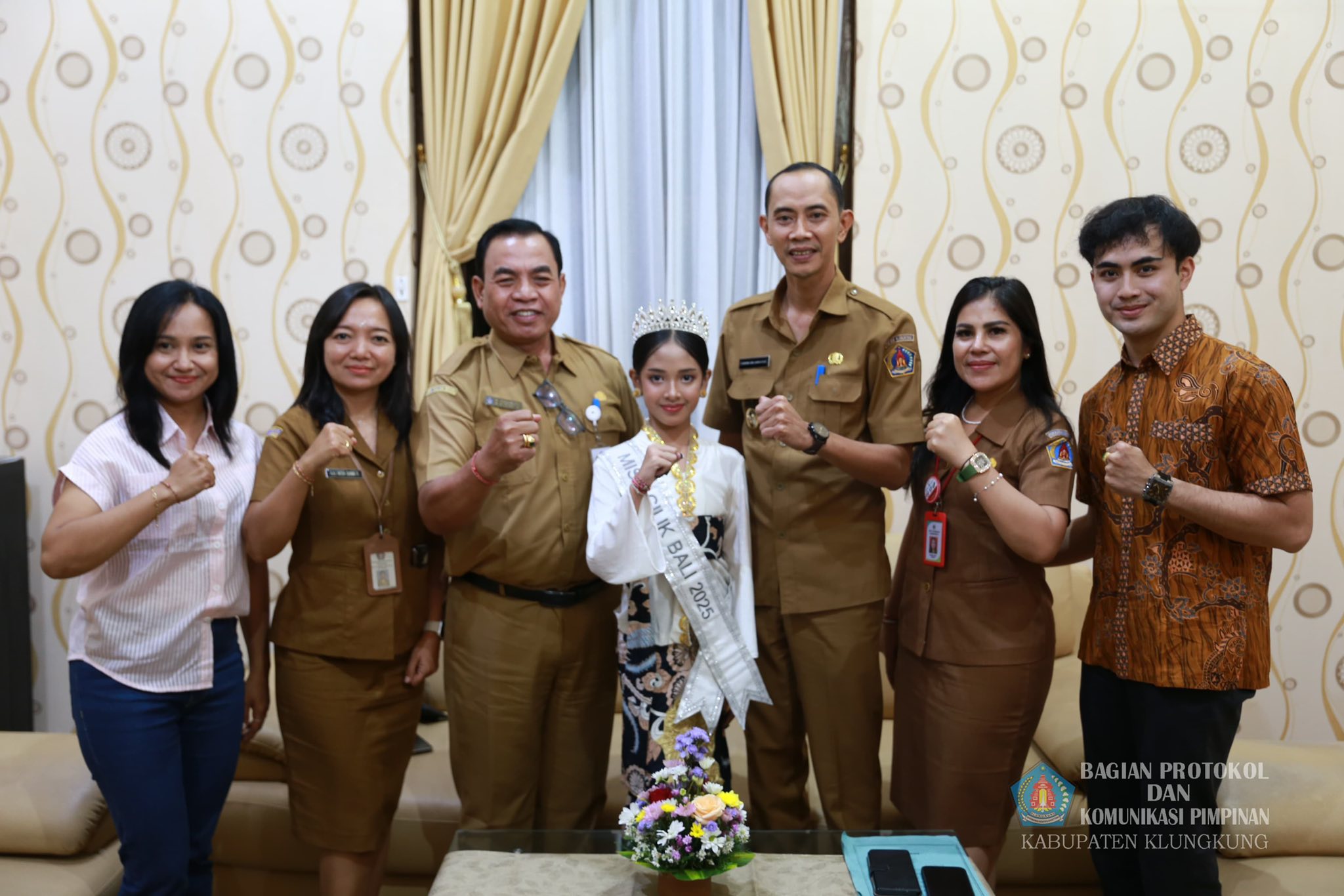 Wabup Tjok Surya Terima Audiensi Duta Bali pada Ajang Pemilihan Miss Cilik 2025