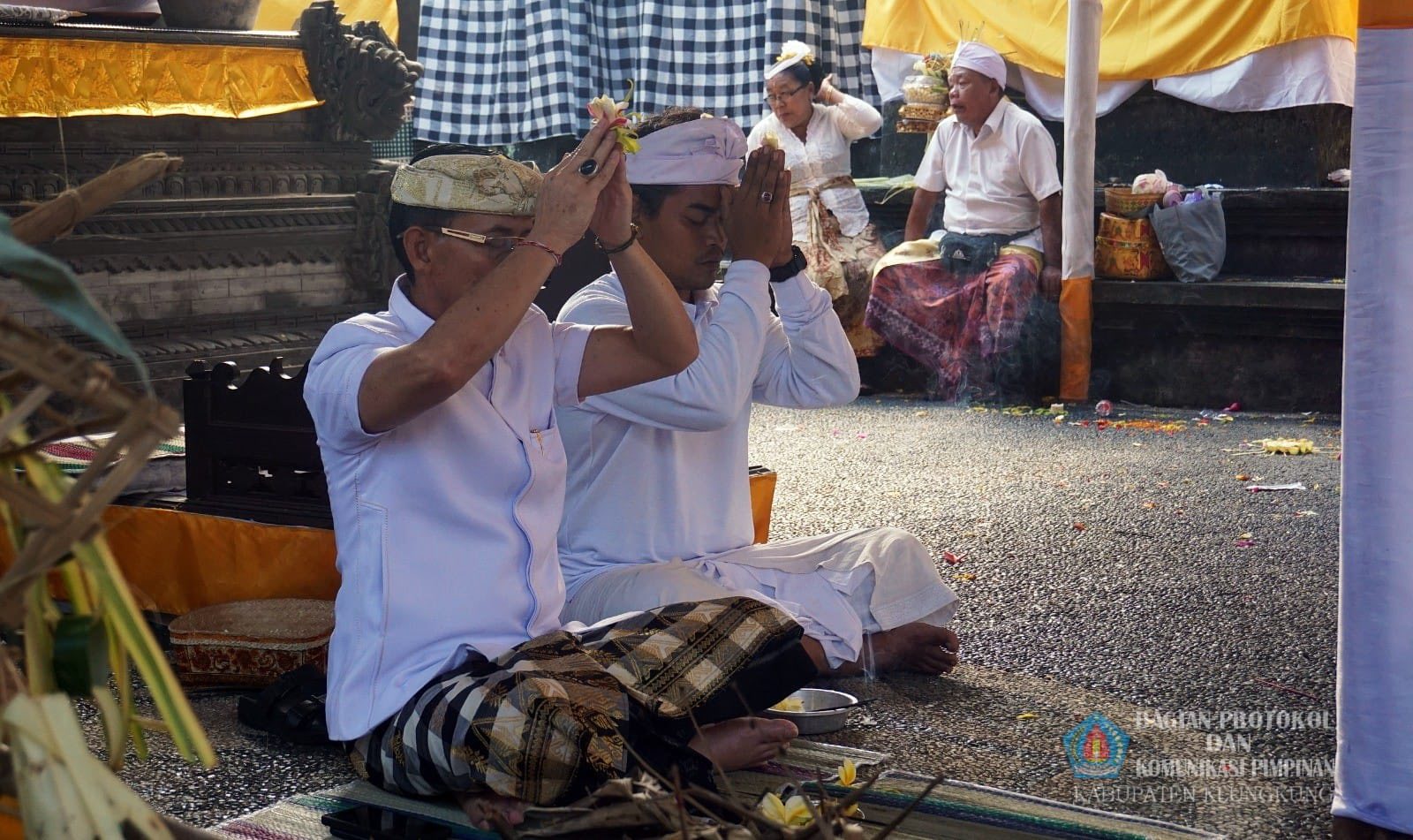 Bupati Klungkung Hadiri Rangkaian Karya Agung di Pura Paibon Kawitan Ki Gusti Dauh Baingin Patra Ary