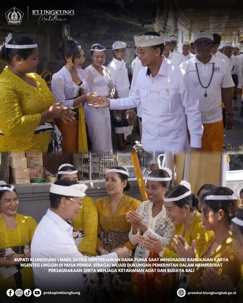 Bupati Klungkung hadiri rangkaian karya ngenteg linggih di Nusa Penida