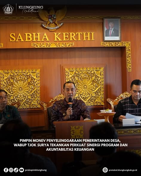 Wakil Bupati Klungkung Monev penyelenggaraan pemerintahan di Desa Kampung Gelgel dan Desa Tojan