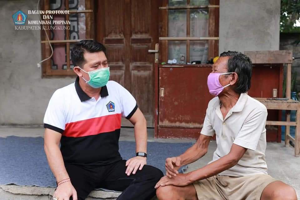 Bupati Suwirta Pastikan Kondisi Warga Tangkas 