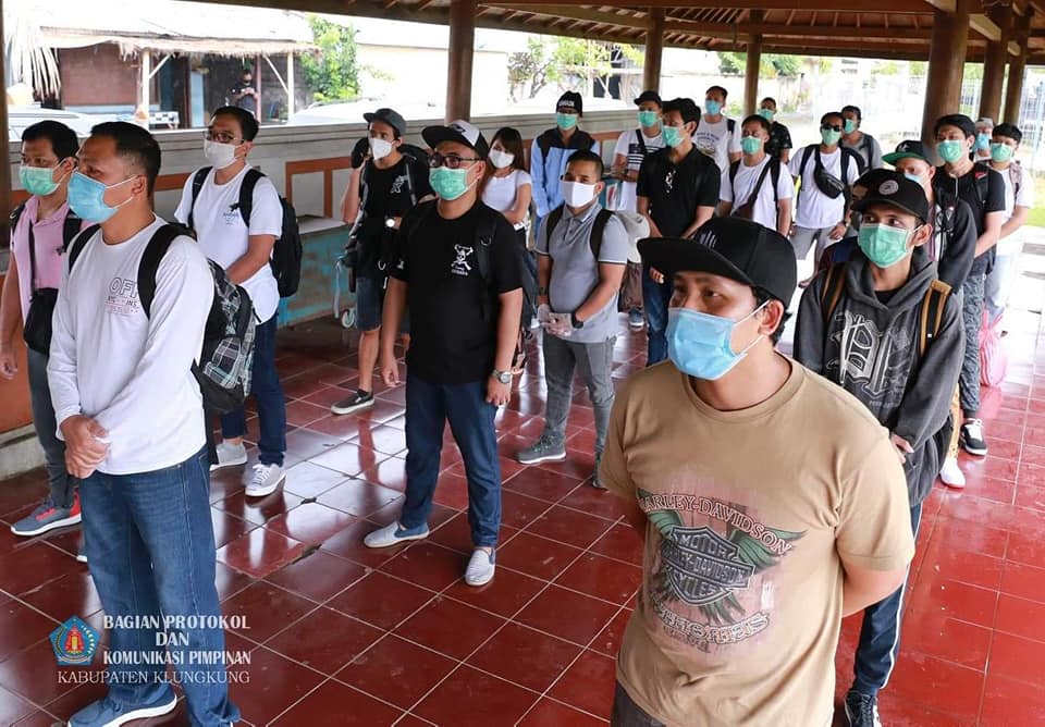 Masa Karantina Berakhir, 26 PMI Klungkung Dipulangkan