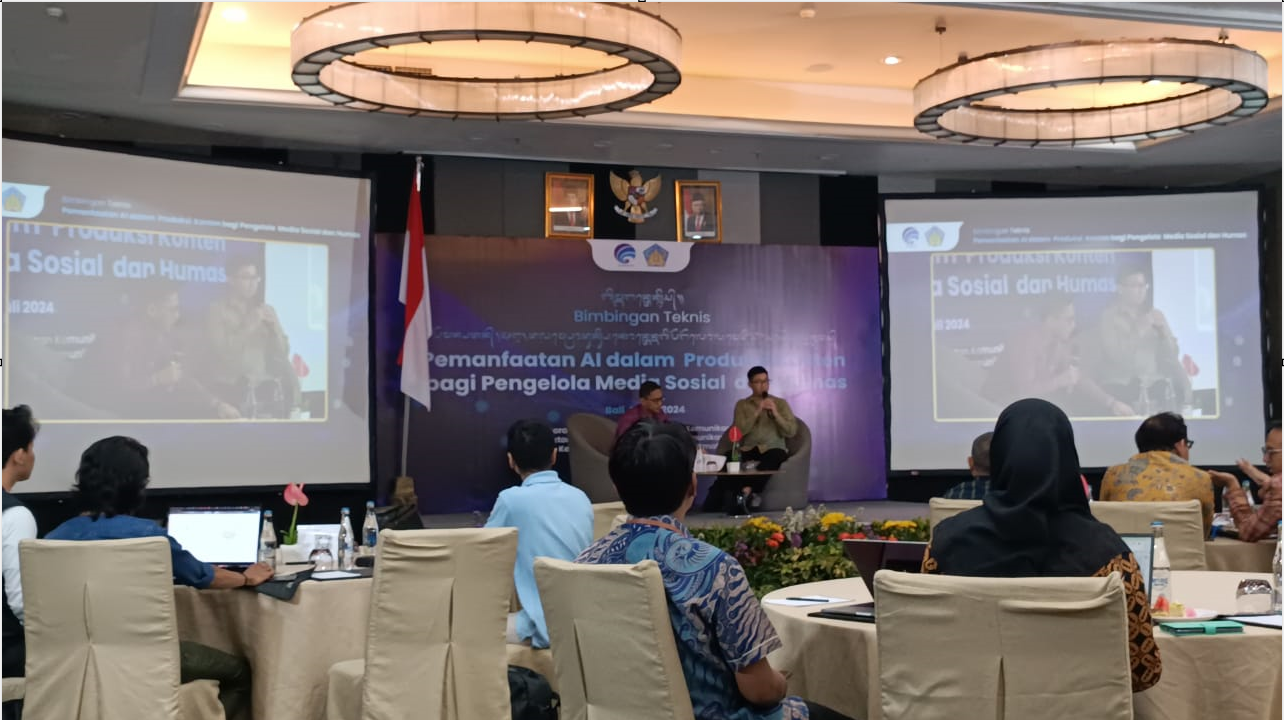 Bimbingan Teknis Pemanfaatan Artificial Intelligence (AI),  dalam Produksi Konten
