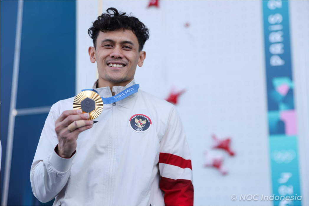 Menpora RI Dito Ariotedjo, menyampaikan terima kasih kepada Veddriq Leonardo